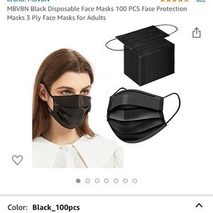 100 π· masks black